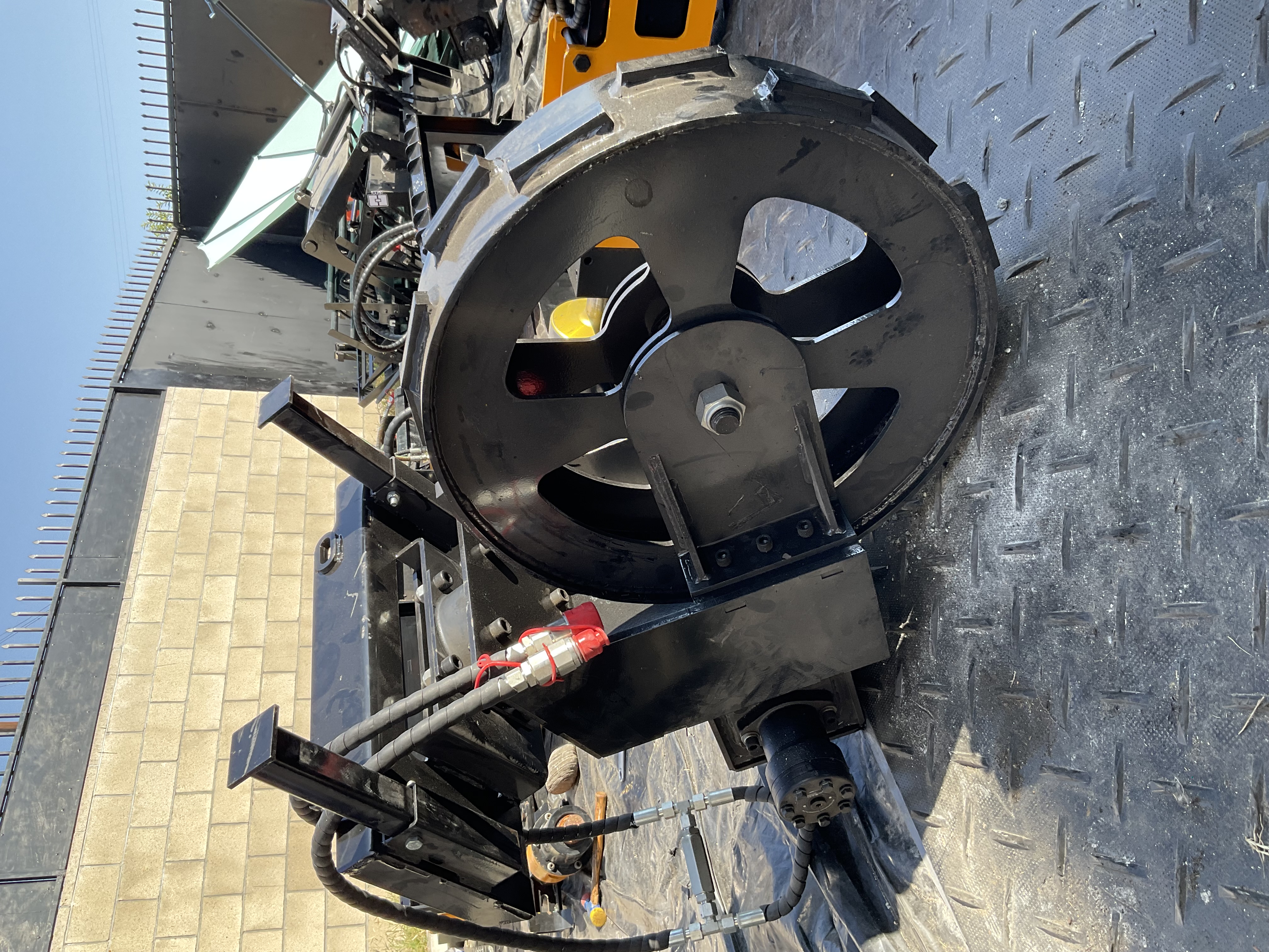 Mini Skid Steer Hydraulic Compactor Wheel — GIYI GY-CW43