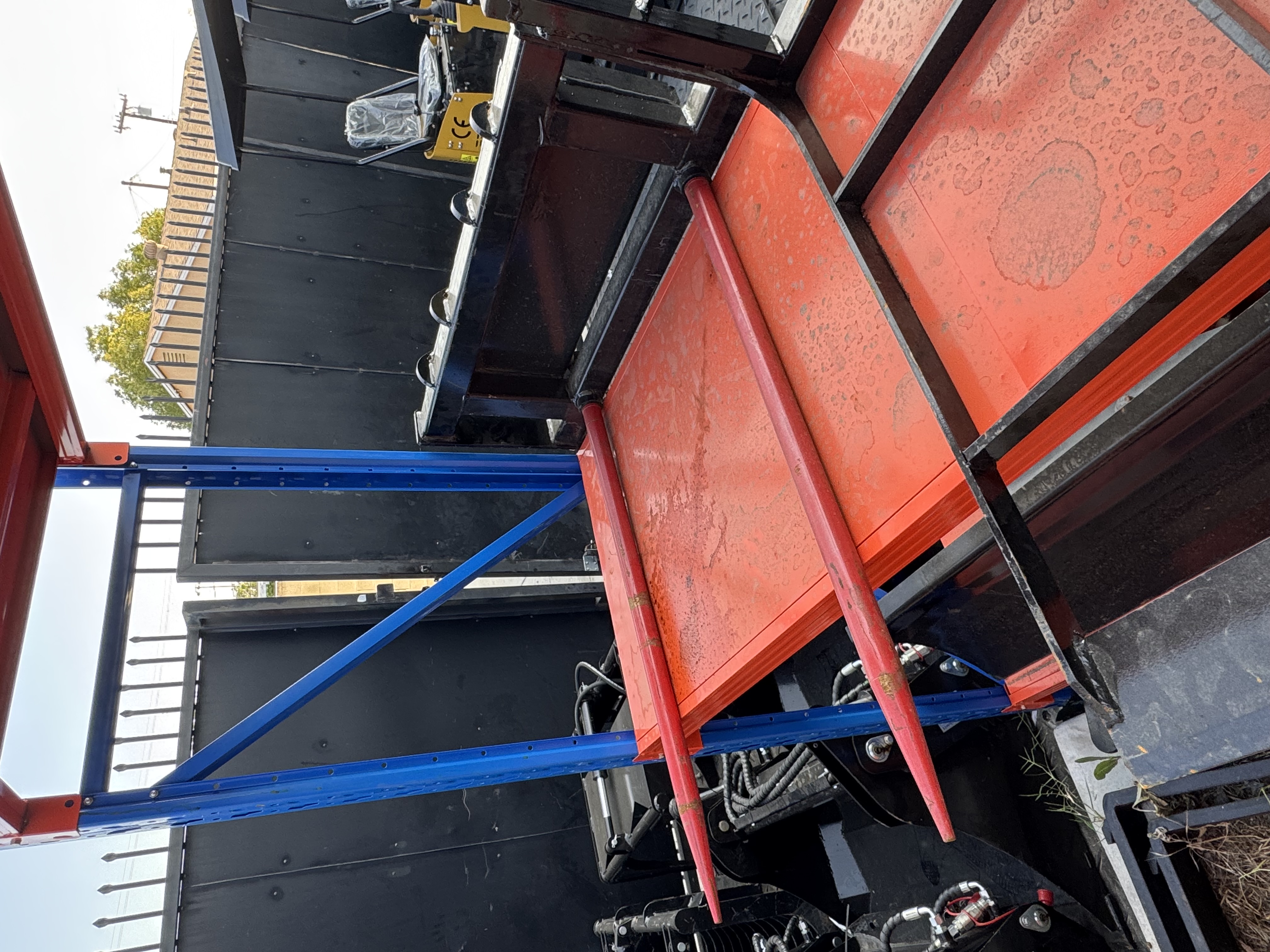 Mini Skid Steer Bale Spear — 39 in — GIYI GY-BF39
