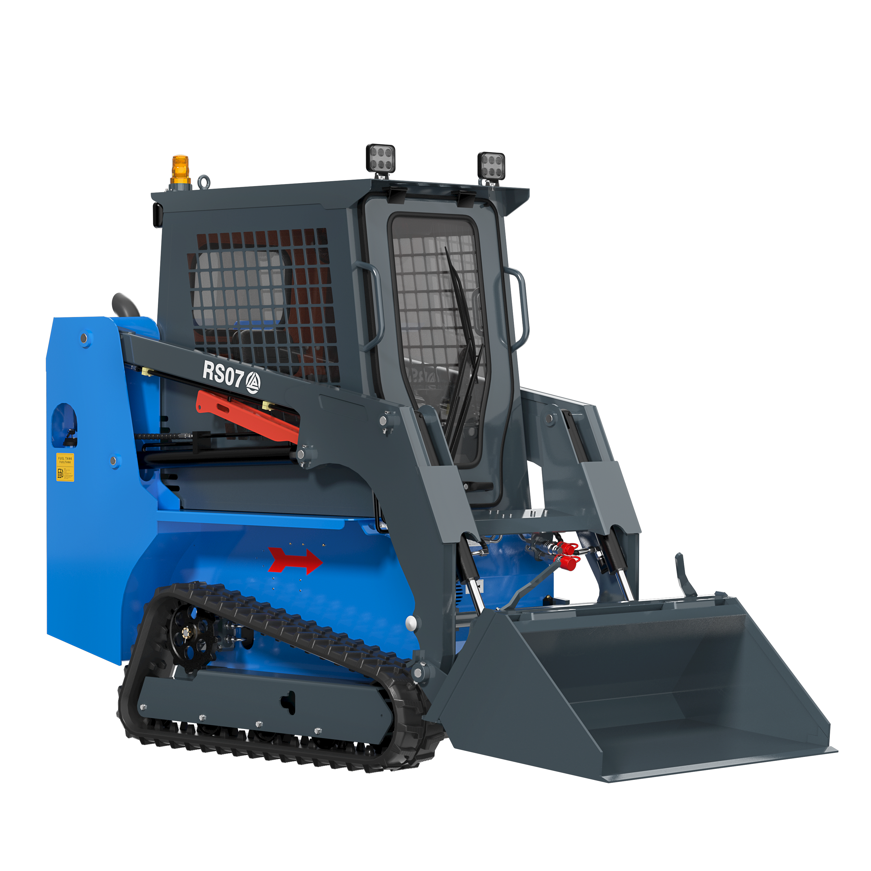Rippa RS07 PRO 滑移装载机，制造商产品照片